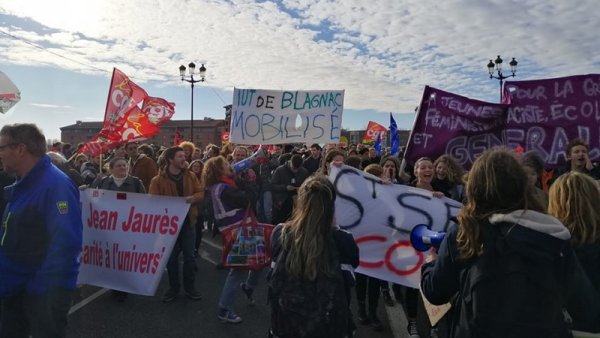 En 2020, Toulouse toujours rouge ! 120 000 manifestants selon la CGT