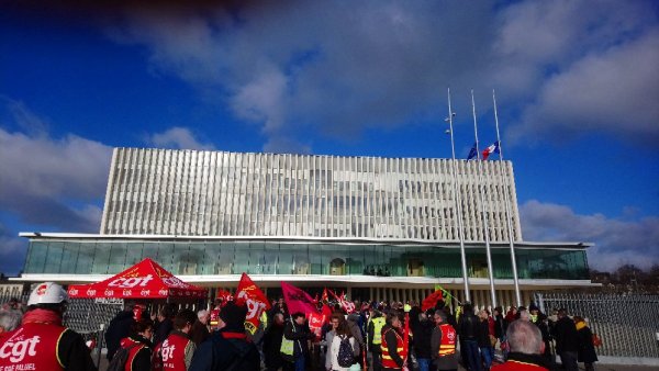A Caen, soutien massif des salariés d'Enedis réprimés pour faits de grève 