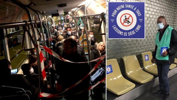 Pour nous déconfiner, un sticker « Laissons ce siège libre ». Le gouvernement et la RATP se foutent de nous !