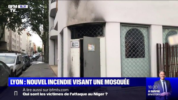 Deuxième incendie en moins d'une semaine dans une mosquée à Lyon
