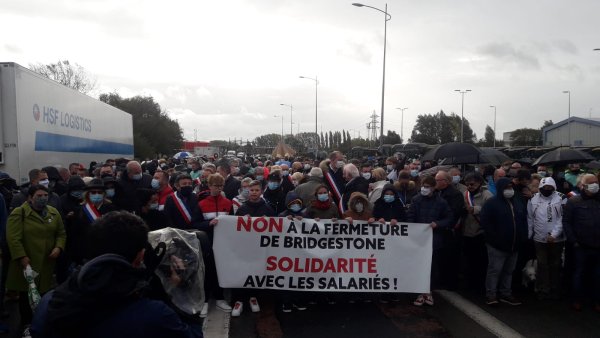 Béthune. 1500 personnes en solidarité avec les Bridgestone : les travailleurs doivent prendre la lutte en main !