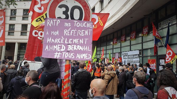 « S'ils virent Ahmed, on perd toutes ! » Les agents RATP mobilisés contre la répression et les violences sexistes