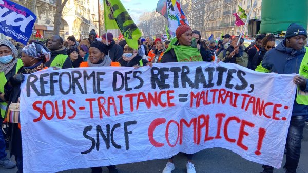 Les agents du nettoyage d'Onet mobilisés à Paris pour les retraites et leurs conditions de travail !