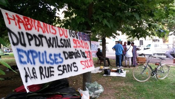 A Saint-Denis, les habitants du 168 avenue Wilson toujours en lutte !