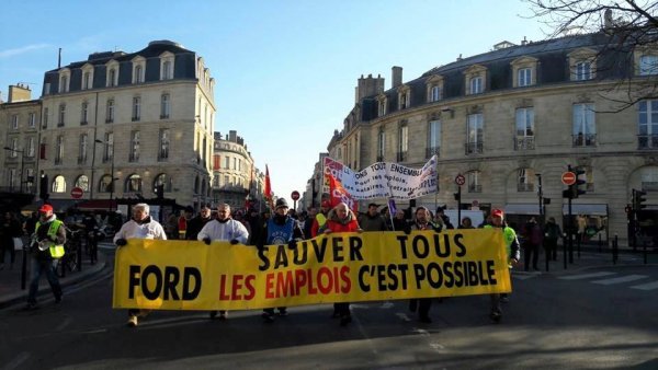 Ford Blanquefort : une journée de grève et de mobilisation massive pour la sauvegarde des emplois