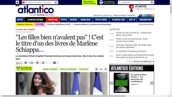 Atlantico qualifie une ministre de « reine des salopes »