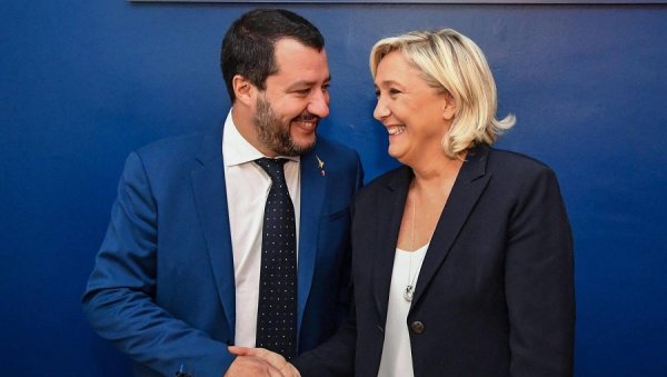 Rencontre entre Le Pen et Salvini : l'extrême-droite cherche à lancer sa campagne pour les européennes