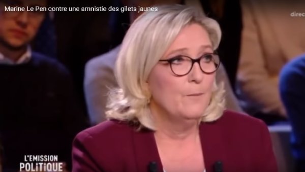 Une amnistie des gilets jaunes condamnés ? Marine Le Pen ne le souhaite pas !
