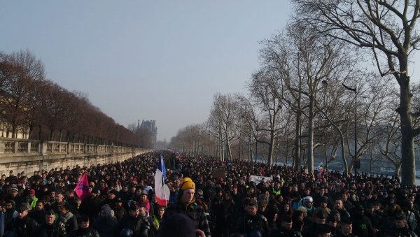 Paris. Succès de la mobilisation du 24 janvier !