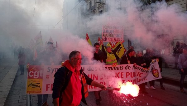 1000 personnes à la manifestation cheminote à Montpellier : l'annonce d'une rentrée agitée