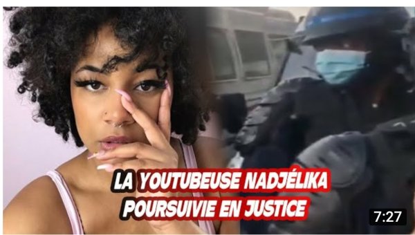 La youtubeuse Nadjélika en procès pour avoir dénoncé le racisme policier. Soutien !