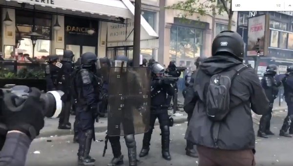 VIDEO. 1er mai : les forces de polices visent le visage au LBD