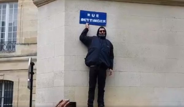 VIDEO. Une rue de Bordeaux rebaptisée rue DETTINGER