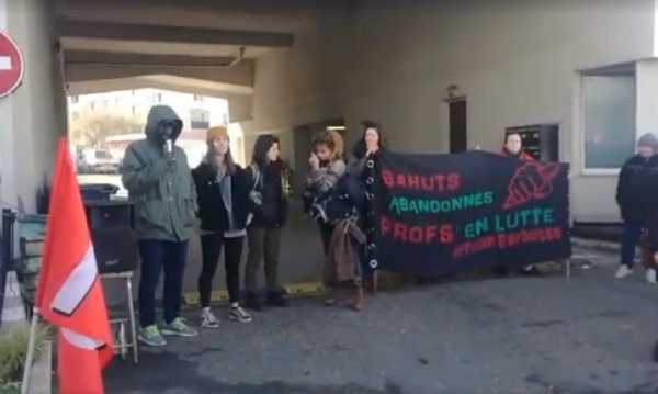 Saint-Denis. Les étudiantEs de Paris 8 en soutien aux grévistes du Centre technique Municipal 