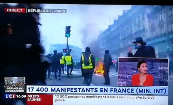 Selon les « autorités » : 10.500 manifestants à Paris et… 6 900 sur le reste du territoire (dont 5 400 à Valence !)