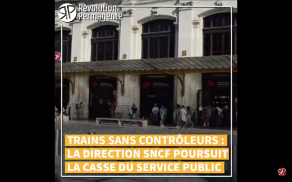 [VIDEO] Trains sans contrôleurs : la SNCF poursuit la casse du service public