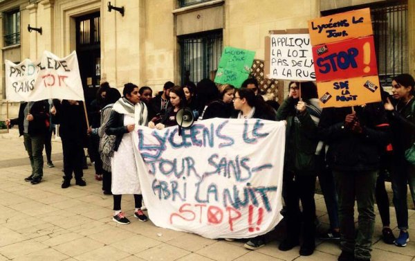  Vidéo. La mobilisation continue pour les 7 élèves SDF du lycée Blanqui à St-Ouen (93)