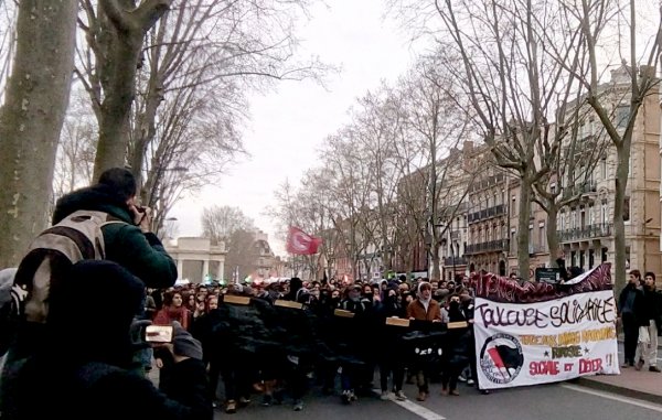 Toulouse. Plus de 500 manifestants prennent la rue en solidarité avec étudiants montpelliérains