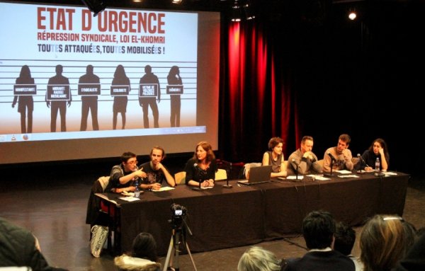 A Paris 8, un meeting au ton de convergence des luttes en présence de Michaël Wamen, ex-Goodyear