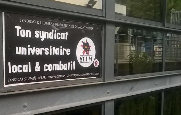 Montpellier. La direction de l'université Paul-Valéry réprime le SCUM, syndicat combatif