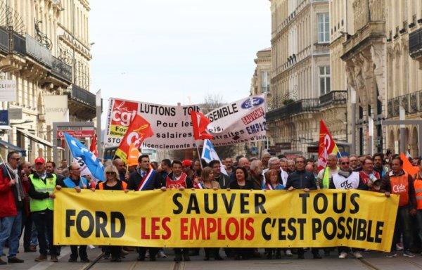 Bordeaux : Journée de mobilisation en soutien aux Fords