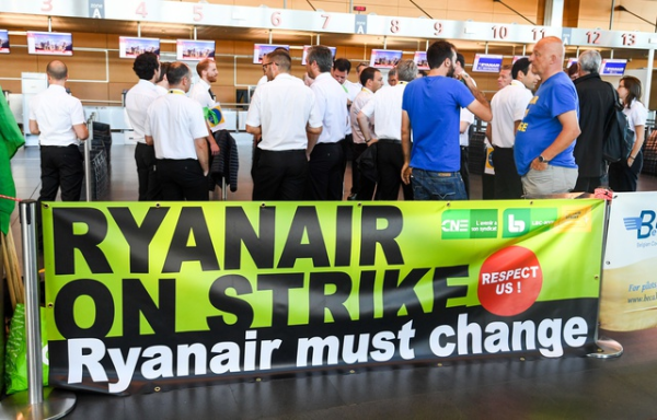 Grève à Ryanair en Grande-Bretagne pour de meilleures conditions de travail