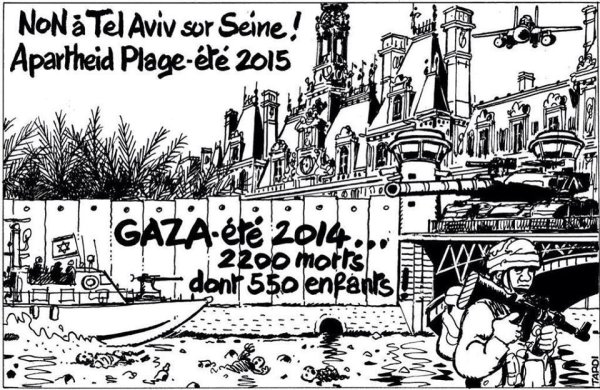 Apartheid-Plage et Tel-Aviv-sur-Seine 