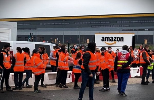 "On n'a jamais vu ça !" : les travailleurs d'Amazon France mènent une grève inédite pour les salaires