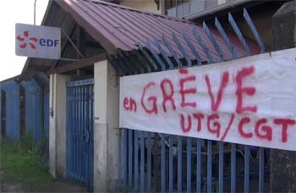 Grève à EDF Guyane : près de 40 % du département privé d'électricité