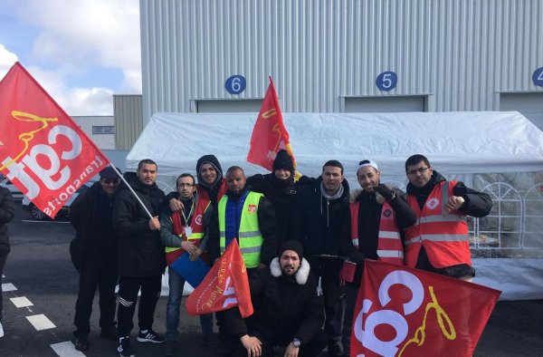 La grève se poursuit pour les travailleurs de Chronopost à Rungis 