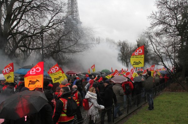 Les grèves des cheminots en région parisienne convergeront le 15 février