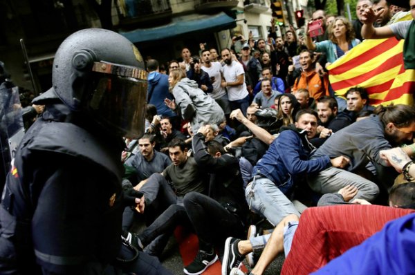 Manifestations en Catalogne un an après la répression contre le référendum