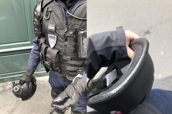 Paris : quand la police pique le casque d'un journaliste pour l'empêcher de faire son travail "en sécurité"