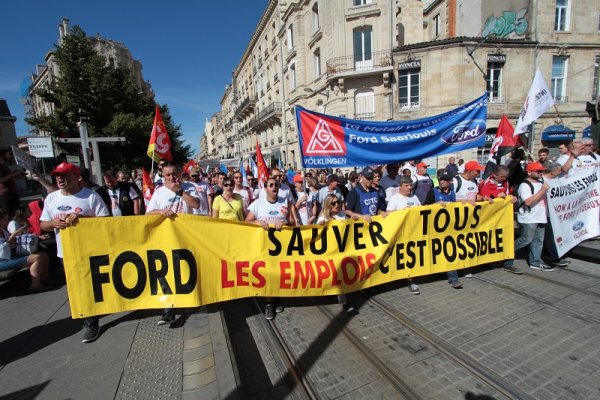 Plusieurs organisations de gauche en soutien aux salariés de Ford Blanquefort