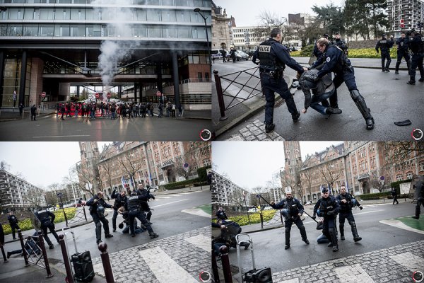 Interview du photographe ayant révélé le violent matraquage d'un manifestant par la police à Lille