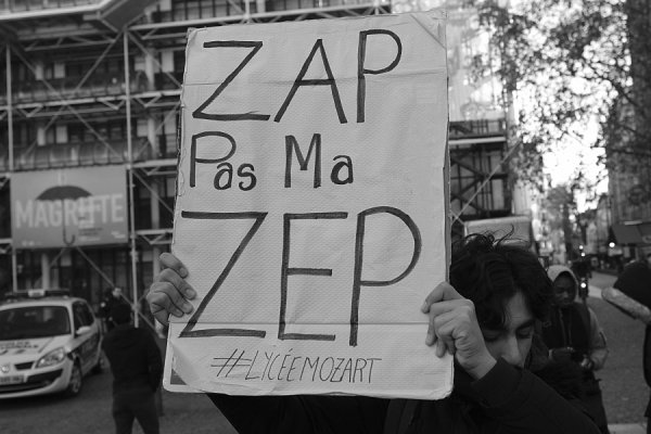 [Photoreportage] "Touche pas à ma ZEP". L'éducation prioritaire dans la rue