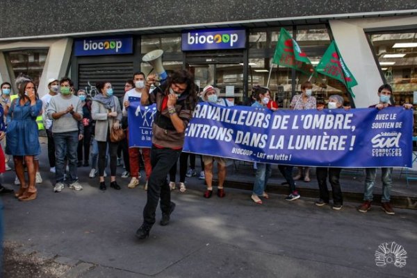 Soutien aux ex-grévistes de Biocoop : soyons nombreux le 2 septembre au rassemblement