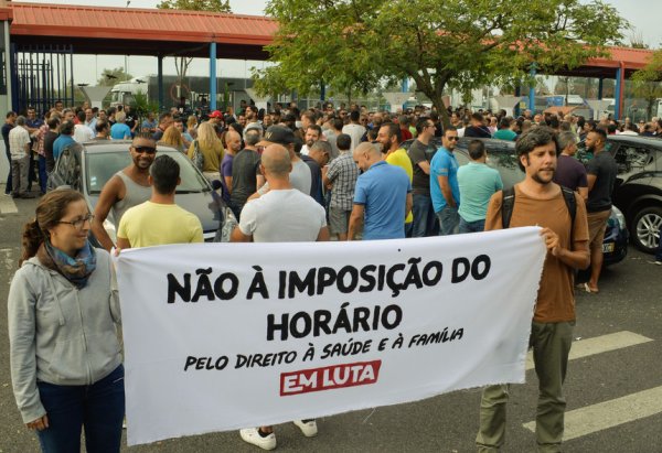 Portugal : Solidarité internationale contre le travail obligatoire le samedi dans l'automobile