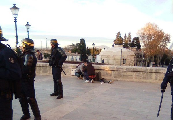 Montpellier : un homme touché au visage par un tir tendu de grenade lacrymogène