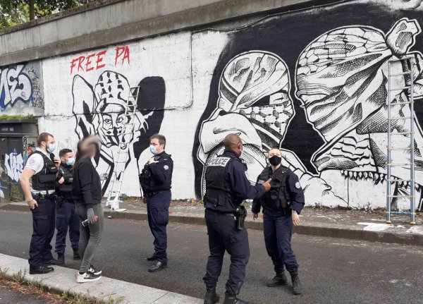 Paris. La police arrête des artistes pour une fresque en soutien à la Palestine