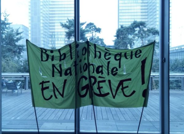 Soutien aux grévistes de la Bibliothèque nationale de France ! Participez à la cagnotte en ligne !