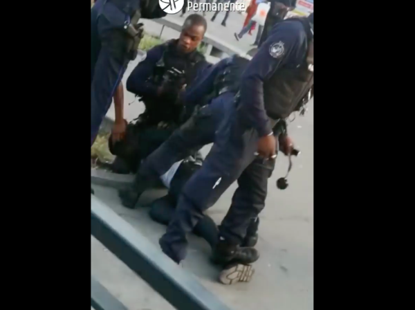 [VIDEO] A Saint-Denis, la police frappe un homme à terre et menace les témoins avec un chien