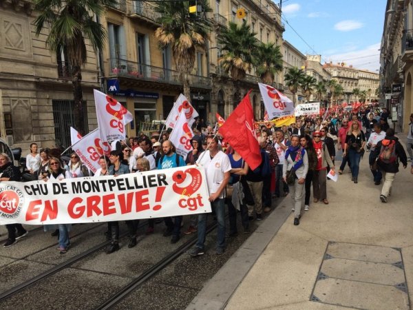 9 octobre à Montpellier : 4000 personnes en manifestation