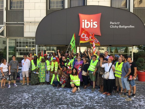 42ème jour de grève pour les femmes de chambre d'Ibis Batignolles