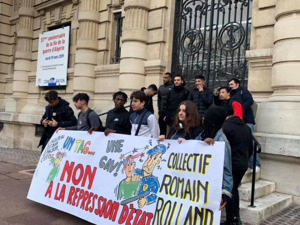 Premier procès des lycéens de Romain Rolland ce lundi : RDV à 13h devant le TGI de Créteil