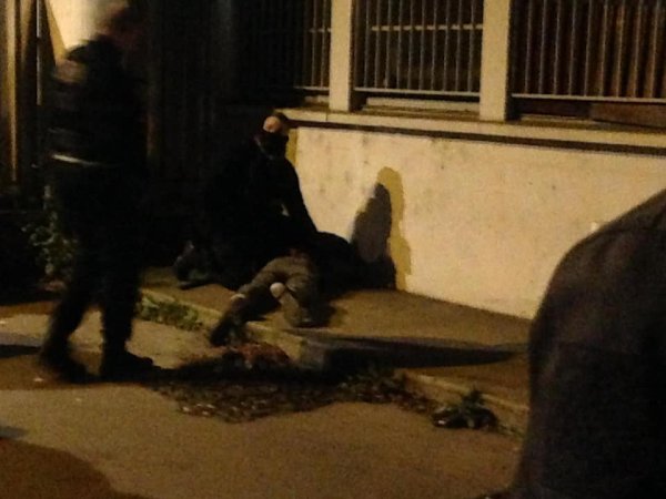 Violente interpellation de Léo, étudiant, sur le piquet de Saint Denis 