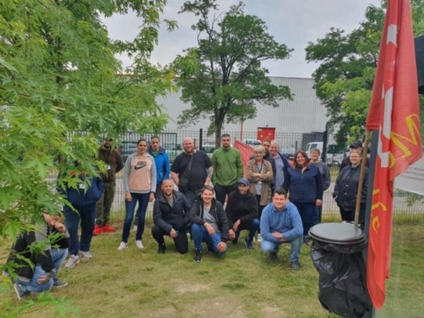 VIDEO. Les salariés de Neuhauser en grève soutiennent les Derichebourg Aero en lutte !