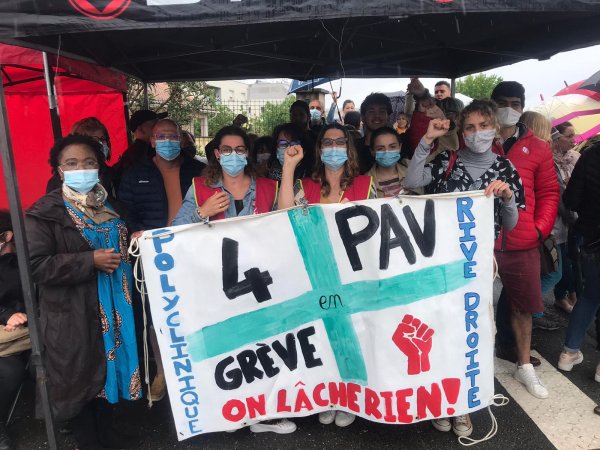 Polyclinique Bordeaux Rive droite : après 3 semaines de grève, la lutte continue !