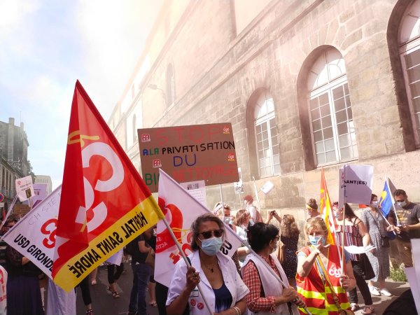Bordeaux. 500 hospitaliers en grève pour la mobilisation nationale de la fonction publique ! 