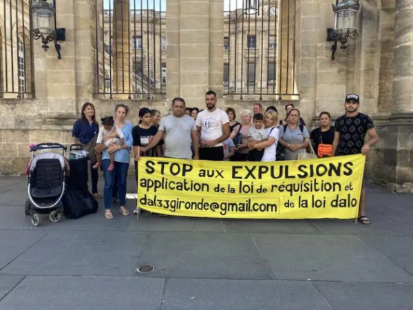 Nouvelle expulsion à Bordeaux : les familles se réunissent pour exiger un relogement